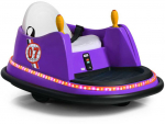 Bonideco Select Vaiki&scaron;kas elektrinis automobilis 57x75x42cm., violetinės/juodos spalvos