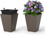 Bonideco Select Rinkinys i&scaron; 2 vazonų 25x25x35cm., rudos spalvos