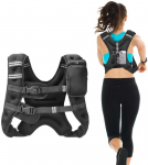 Svertinė liemenė vyrams ir moterims, 7.32 kg, neoprenas, reguliuojamos sagtys, jėgos treniruočių liemenė, fitneso įranga