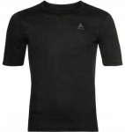 Odlo BL TOP apvalia kaklo apykakle ACTIVE WARM ECO vyri&scaron;ki mar&scaron;kinėliai, dydis M, juodas