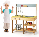 Promotions Lauko žaidimų virtuvėlė, 2 degikliai, natūrali