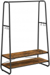Songmics Drabužių stovas, 100x45x160 cm, juodas