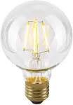 Italux 4W LED lemputė, G80, E27, skaidri, 2200K, dimeriuojama