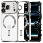 &bdquo;Tech-Protect MagFlex MagSafe&ldquo; dėklas, skirtas &bdquo;iPhone 17 Pro Max&ldquo; &ndash; skaidrus, sidabrinis
