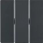 Hager Polo 16656086 Raktai 3 krypčių jungikliui antracitinis aksomas Q.1/Q.3 16656086