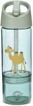 CARL OSCAR Vandens gertuvė 2in1, žalias-camel 0,3 + 0,15 l