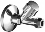 stūra ventilis Comfort, 1/2"x10 mm, hroms