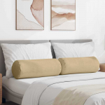 Pagalvės 2 pcs Pilkai žalia &Oslash; 25 x 70 cm Kordūrinis audinys