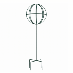 Realprices Sodo pergolės terasos metalinė atrama vijoklinėms rožėms, 50x10 cm, žalia