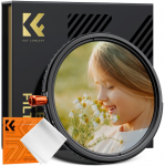 Kameros filtras - K&F Concept Nano-X MRC CPL Fader ND2-32 Juodas Mist 1/4 37mm