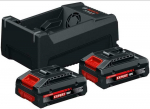 Priedų rinkinys Bosch 1600A0373J; 18 V; 2x4,0 Ah akum.