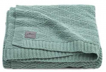 Jollein megztas pledas River knit 100x150 cm Ash Žalias