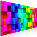 Paveikslas - Colourful Cubes (5 Parts) Narrow