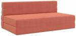 Sulankstomas Sofas-Lova Raudona oranžinė 203 x 152 x 15 cm