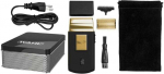 Barzdaskutė Elektrinis skustuvas - Wahl Travel Shaver Gold Edition (07057-016, įkraunamas, 45 min veikimo laikas) juodas auksas