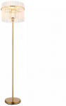 Tor&scaron;eras GLOBO GORLEY, 1xE27, 60W, 230V, laidas 1,8m, metalas/stiklas, aukso sp, &oslash;38x152cm