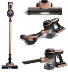 Dulkių siurblys Adler Vacuum Cleaner AD 7044 Cordless operating Handstick and Handheld - W 22.2 V Operating time (max) 40 min Bronze Garantija 24 mėn.