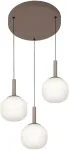 18W LED pakabinamas &scaron;viestuvas MONTES, rudos/baltos sp., 3000/4000/6000K