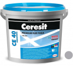 Elastingas plytelių siūlių glaistas CERESIT CE40 AQUASTATIC 10, manhatan sp., 2kg