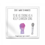 Warm Human Power Object - Inspirational Manifestation Token, Kelly Clarkson Edition