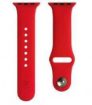 Evelatus Apple Watch 42/44/45mm Silicone Loop Watch Straps (140mm M/L) Raudona