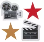 Santex Hollywood konfeti, 50 vnt.