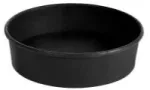 Multi Apvali salotų lėk&scaron;tė 900 ml Ronda Wide+ &Oslash;184x49 mm juoda, 6 pakuotės x 50 vnt./dėžėje