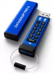&bdquo;iStorage DatAshur PRO+&ldquo; USB atmintinė 64 GB USB Type-A 3.2 Gen 1 (3.1 Gen 1) Mėlyna (IS-FL-DA3A-256-64)