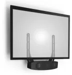 Laikiklis Sinox Vienas soundbar laikiklio rinkinys. Juoda