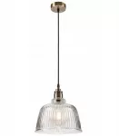 Pakabinamas &scaron;viestuvas Lamkur Lampkur Asta pakabinama lempa, kabanti 1x60W E27 auksinė/permatoma (41902)