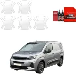GrizzGlass Bespalvė apsauginė plėvelė BodyShield po rankenomis skirtas Opel Combo Cargo (2018-2026) [5w1] (GRZ21702)