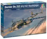 Italeri Dornier Do 217 J1/J2 Nachtj&auml;ger naktinio naikintuvo modelis 1/72, 91266