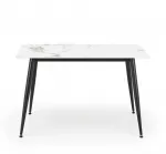 None Kitchen table. baltas. 120 cm x 100 cm x 70 - 76 cm
