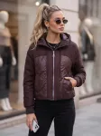 Moteri&scaron;ka bordo striukė su gobtuvu Megos
