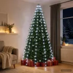 Kalėdų eglutės lemputės 210 LED &Scaron;alta balta 210 cm