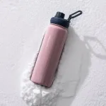 Wessper Buteliukas termiczna B3 THERMOSTEEL Shiny Rose 700ml (WES266-SR-700)