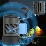 Bez Marki LED stovyklavimo lempa 3in1 magnetinis žibintuvėlis nuo uodų atbaidantis trikojis