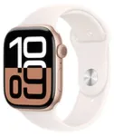 I&scaron;manusis laikrodis Apple Watch 10 LTE 46mm Alu, rose auksinis