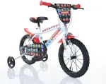 Vaiki&scaron;kas dviratis Bimbo Bike 14" "MONSTER", juodas/raudonas/baltas