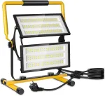 Bellanny led statybinis prožektorius 200 w 20000 lm darbo lemputė su ki&scaron;tuku, 6500 k statybvietės lempa - ip66 atsparus vandeniui statybinis prožektorius su 3 m kabeliu dirbtuvėms ar statybvietei