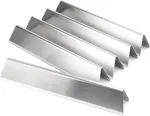 Nerūdijančio plieno flavorizer barai 7636, skirti weber spirit i & ii e/s-310 320 330 serijoms, 38,8 cm degiklio dangtelio aromato bėgeliai, skirti weber spirit 300 serijai, &scaron;ilumos skydo atsarginės dalys