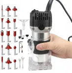 Bedee 800w vertikalus medienos frezavimo staklės, 30000rpm