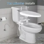 Bidet dangtis tualeto sėdynei, bidet priedas, i&scaron;manaus bidet purk&scaron;tuko rinkinys Wc