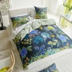 Patalynės komplektas Indigo Brocade antklodės užvalkalas 260 x 240 cm Designers Guild