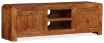 TV staliukas TV Spintelė, 120x30x40cm, medienos masyvas su medaus apdaila