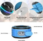Kompiuterio kolonėlės Bluetooth kolonėlė, ne&scaron;iojama bluetooth kolonėlė du&scaron;ui, atspari vandeniui bluetooth kolonėlė du&scaron;ui, bluetooth fm radijas du&scaron;ui, baseinui, kelionėms