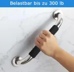 2 vnt. 30 cm ilgio griebtuvų rinkinys senjorams, 304 nerūdijančio plieno vonios griebtuvas du&scaron;o rankenos montuojamos ant sienos tualeto vonios kambario neslystančios tualeto rankenos senjorams ir neįgaliesiems