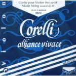 Corelli stygos smuikui Alliance E plieninė su kilpele; Medium