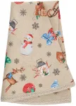 Stalo servetėlė &bdquo;CHRISTMAS NEW&ldquo; D170 cm, Kalėdos