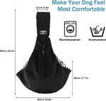 &Scaron;uns ne&scaron;iojimo krep&scaron;ys, naminių gyvūnėlių ne&scaron;yklė mažiems &scaron;unims ir katėms, skirta laukui ir i&scaron;vykoms, keliamoji galia iki 7,5kg, juoda
